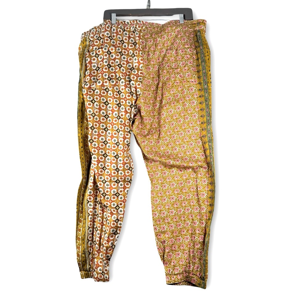 New Sundance Womens Jessenia Pants Jogger Mixed Print Sz XXL - Picture 4 of 5
